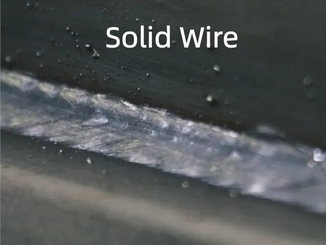 solid wire weld appearance