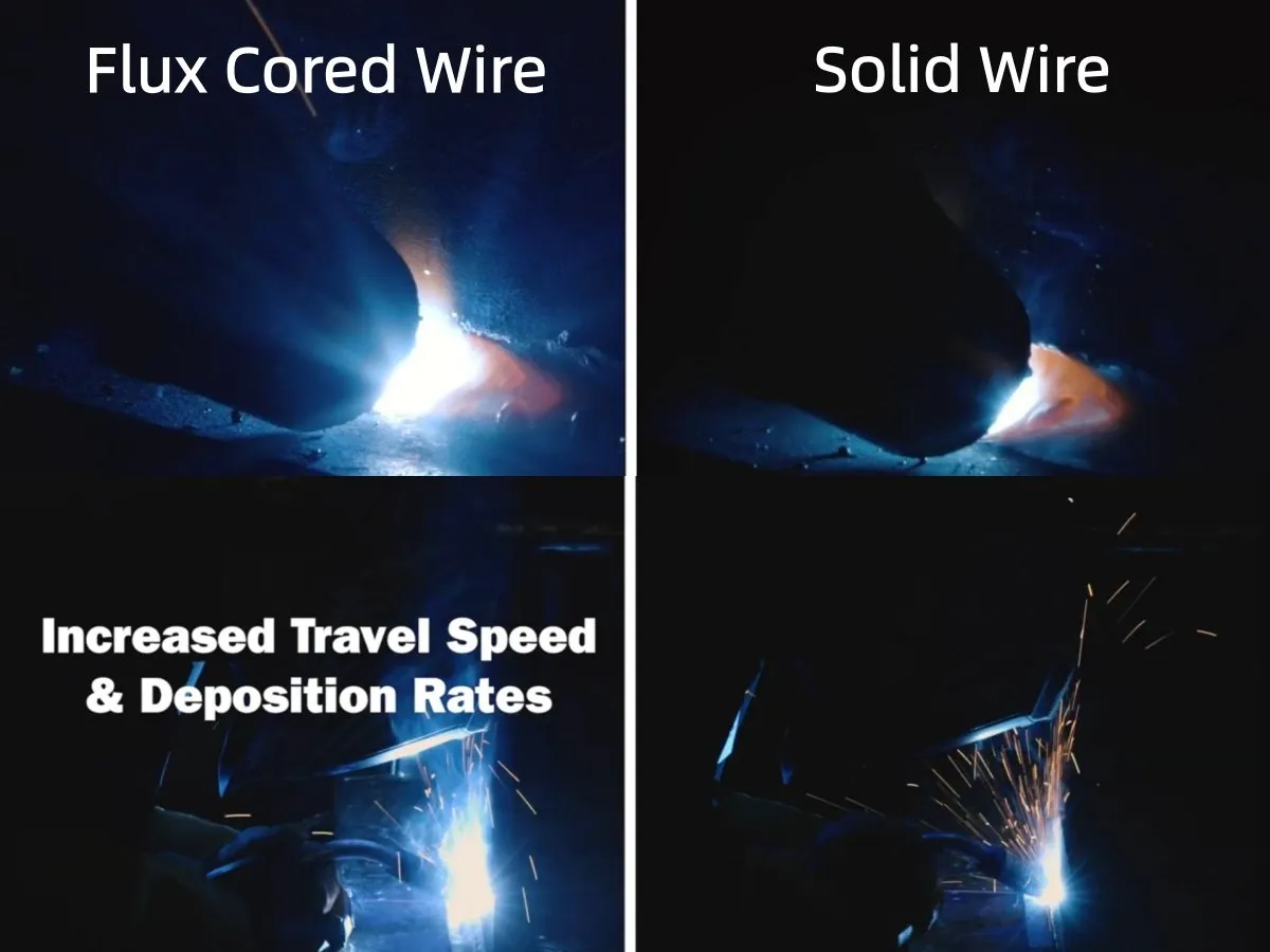 flux cored wire vs solid wire